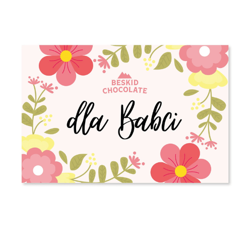 Mleczna Czekolada z Malinami dla Babci Beskid Chocolate